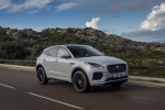 2020 Jaguar E-Pace P300 R-Dynamic AWD in Fuji White - Driving Front Right Three-quarter View